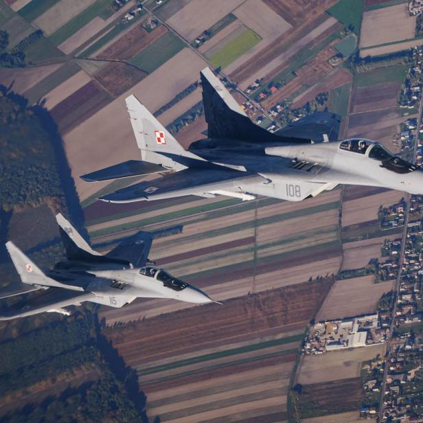 Polnische MiG-29 Kampfjets