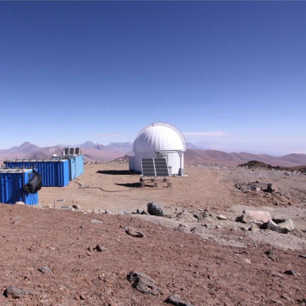 Das neue Observatorium steht auf einem Berggipfel in der Atacama-Wüste.