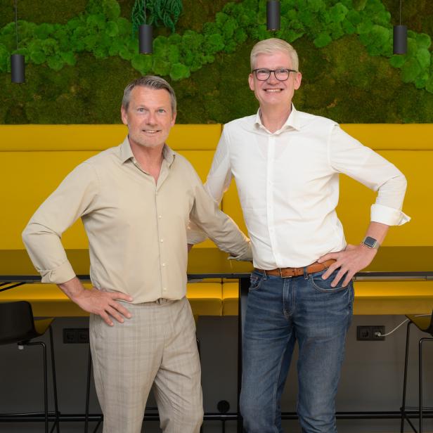 CEO Josef Schneider (l.) und CFO Christoph Niemöller.