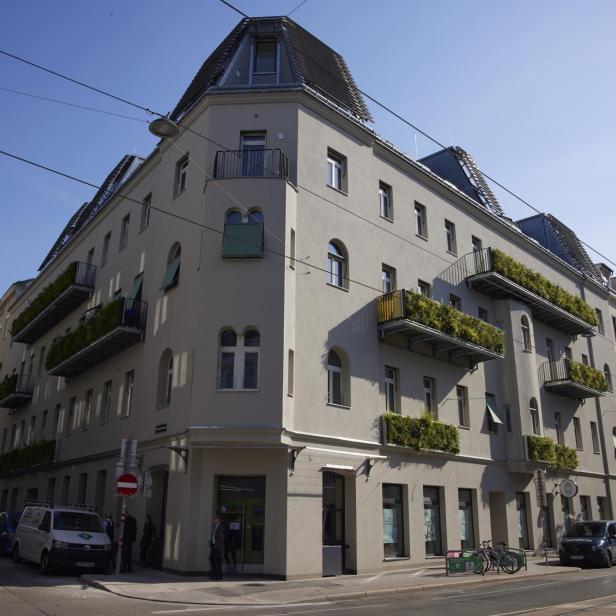 Dieses sanierte Haus in der Kauergasse im 15. Wiener Gemeindebezirk nutzt Grauwasser zur Kühlung und Heizung