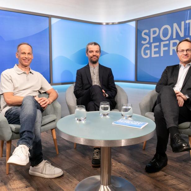 Spontan gefragt mit Marcus Wadsak, Thomas Thaler und Moderator Markus Hengstschläger.