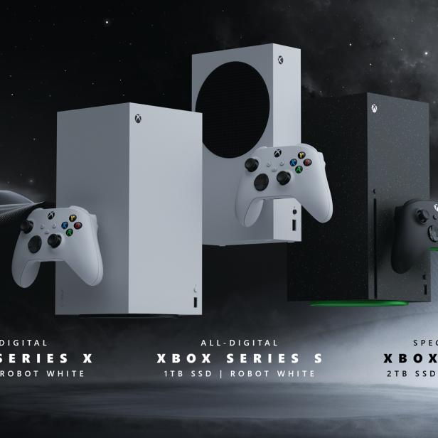 3 neue Spielkonsolen von Microsoft aus den Serien Xbox Series X und Xbox Series S