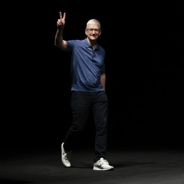 Apple-Chef Tim Cook bei der WWDC-Keynote