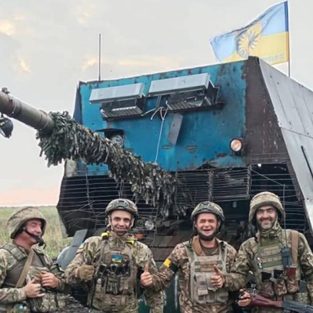 Ukraine erbeutete erstmals einen russischen Schildkrötenpanzer