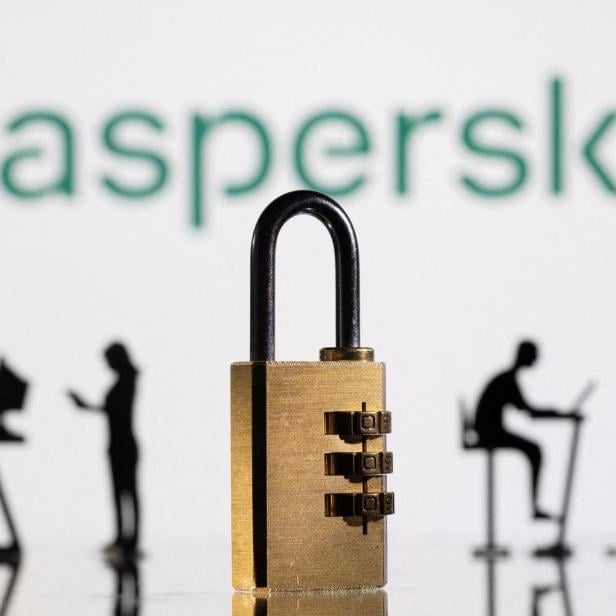 FILE PHOTO: Illustration shows Kaspersky logo