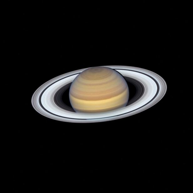 Saturns Ringe, gesehen von der NASA-Raumsonde Cassini.