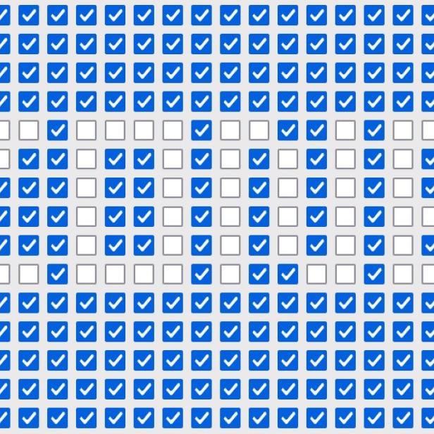 Die futurezone hat es kurz geschafft, sich auf One Million Checkboxes zu "verewigen"