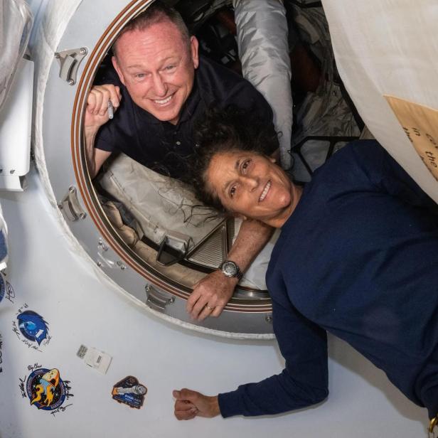 Butch Wilmore und Suni Williams auf der ISS