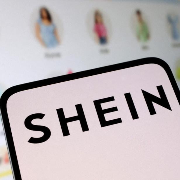 Illustration shows Shein logo