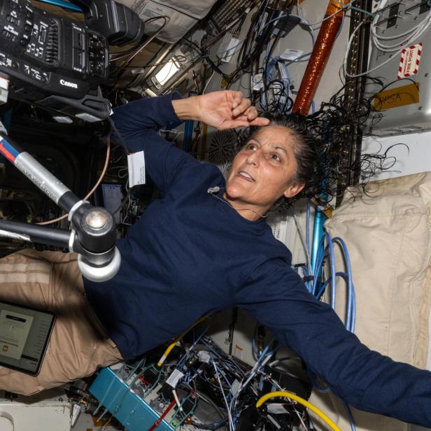 Suni Williams auf der ISS