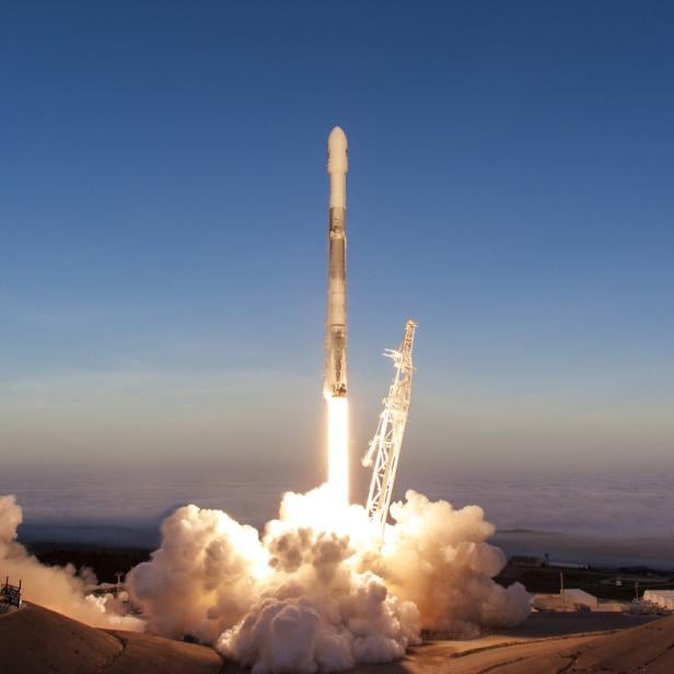 SpaceX Falcon-9-Start (Symbolbild)