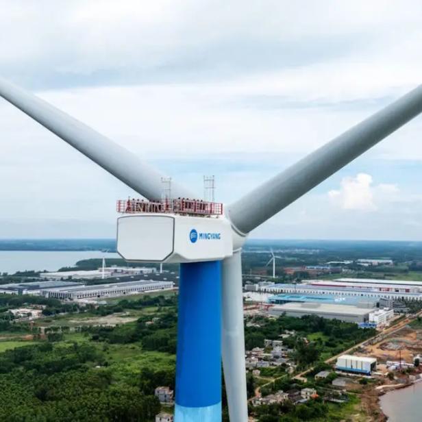 Die chinesische Windturbine soll 20 MW Strom produzieren.