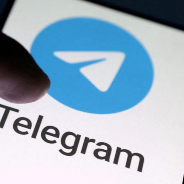 FILE PHOTO: Illustration shows Telegram app logo