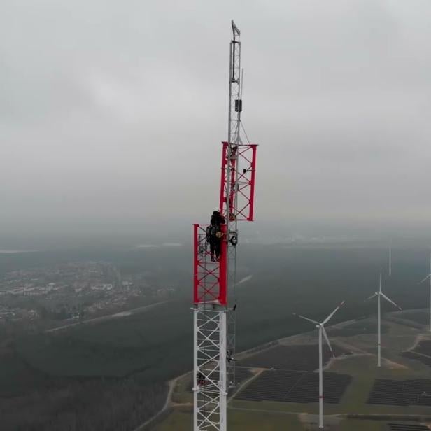 Bau für höchstes Windrad der Welt ist gestartet