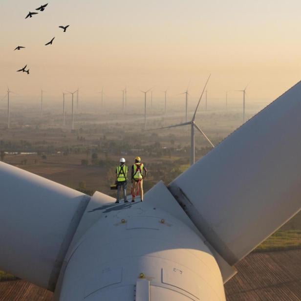 Laufend werden die Höhen- und Leistungsrekorde bei Windkraftwerken gebrochen.