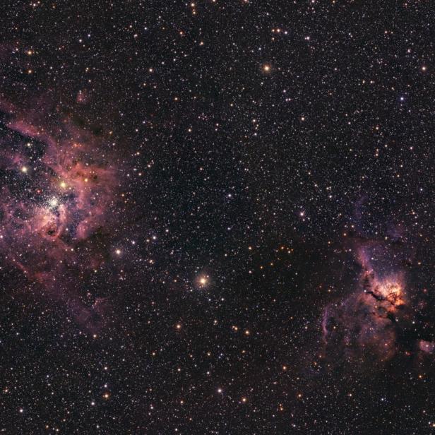 Emissionsnebel NGC 3603 und NGC 3576