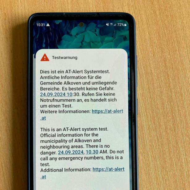 Katastrophenwarnung am Handy wird heute getestet: Das muss man wissen
