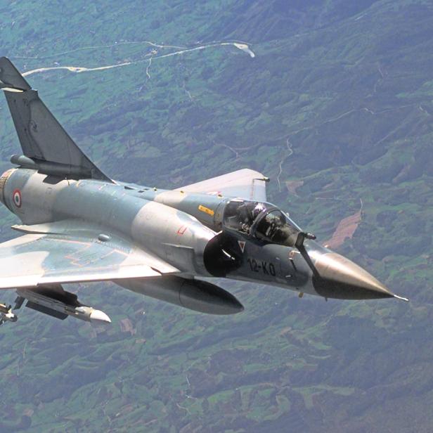 Eine Mirage 2000 der französischen Luftwaffe