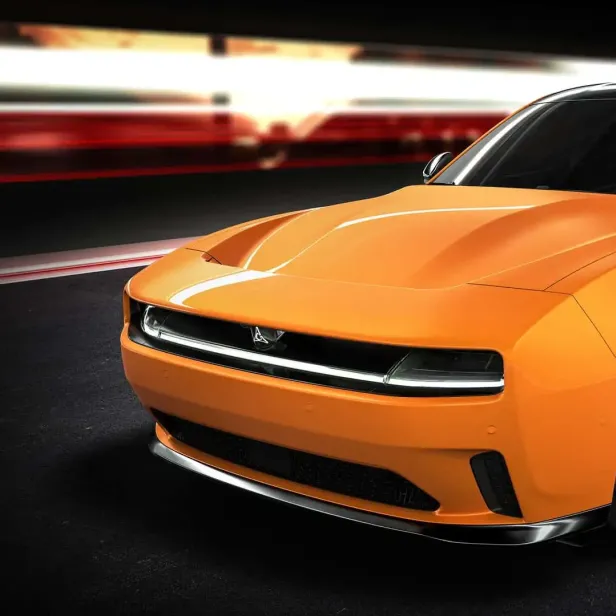 Symbolbild: Der Dodge Charger Daytona in Orange.