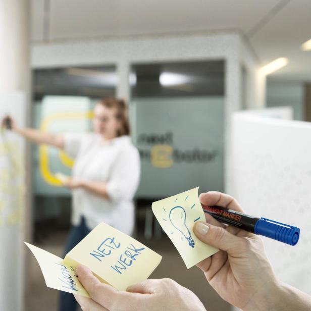 In einem Workshop wurden die Kommunikationskonzepte erarbeitet.