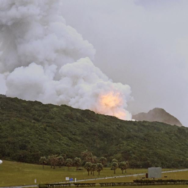 Die Explosion war auch noch aus weiter Ferne zu sehen.