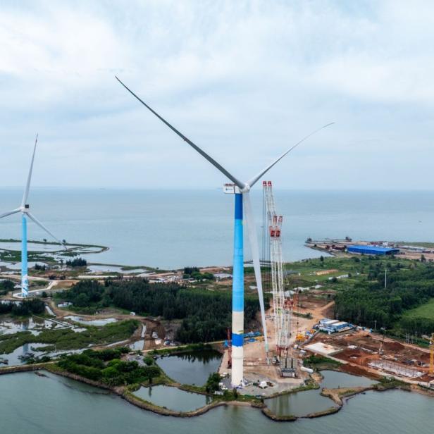 MySE18.X-20MW, bevor der Rotor beschädigt wurde