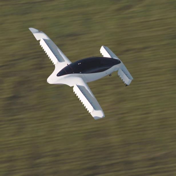 FILE PHOTO: A handout picture from Munich flying taxi startup Lilium shows its five-seater prototype