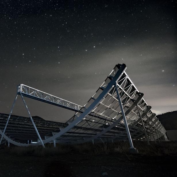 Die Energieausbrüche wurden vom CHIME-Radioteleskop eingefangen.