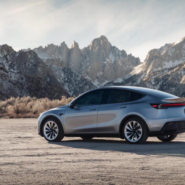 Dieses Bild des erneuerten Model Y veröffentlichte Tesla am Freitag.