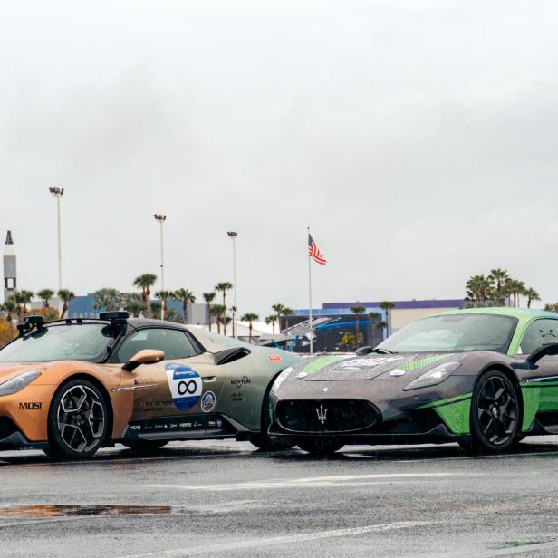 Autonomes Fahren Geschwindigkeitsweltrekord Maserati MC20 Cape Canaveral