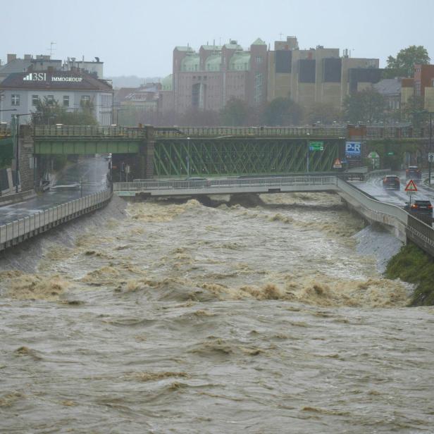 Der Wienfluss im September 2024.