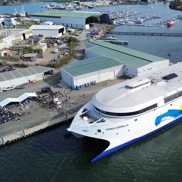 Das Schiff fährt künftiig zwischen Argentinien Uruguay.