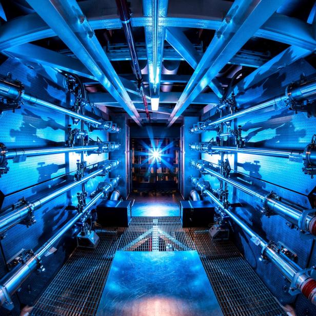FILE PHOTO: The National Ignition Facilitys preamplifier module increases the laser energy as it travels to the Target Chamber