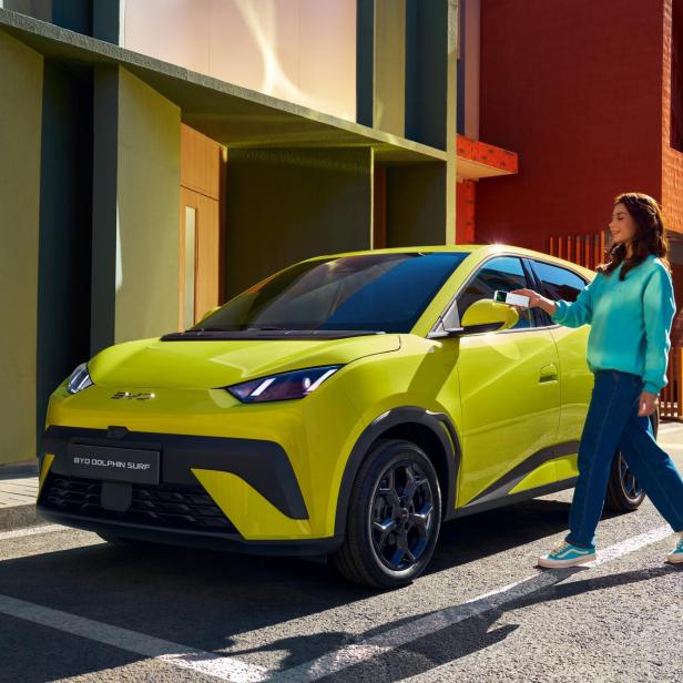 Der BYD Dolphin Surf kostet in Österreich weniger als 20.000 Euro.