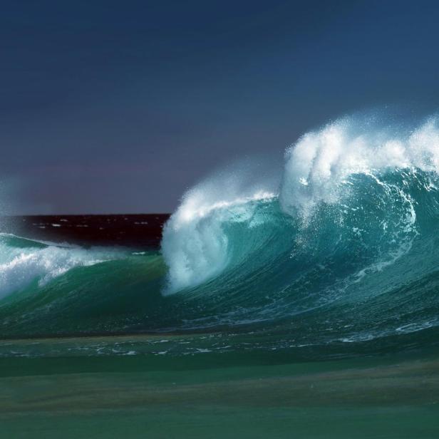 Symbolbild Hohe Wellen: Aurora soll auch hohe Wellen voraussagen können.