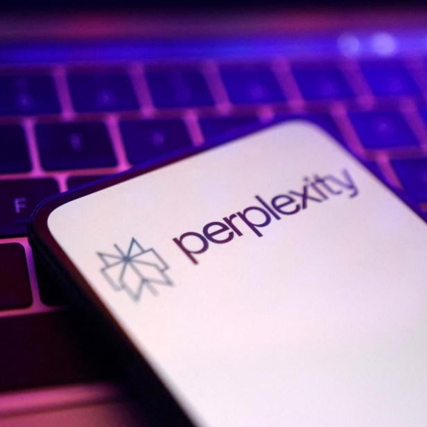 FILE PHOTO: Illustration shows Perplexity logo
