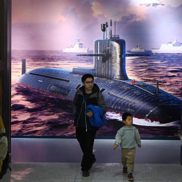 BIld eines Atom-U-Boots in einem Museum in Peking (Symbolbild)