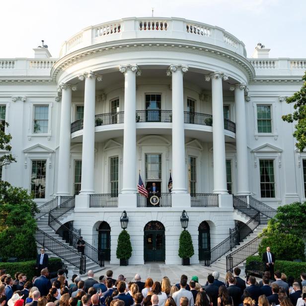 Summer soiree on the South Lawn of the White House
