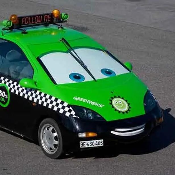 Greenpeace wollte Mitte der 90er-Jahre mit dem Renault Twingo Smile zeigen, dass ein 3-Liter-Auto möglich ist