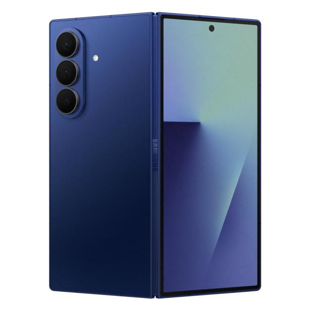 Das Samsung Galaxy Fold7 in geöffnetem Zustand.