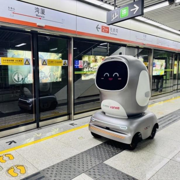Die Roboter finden sich ohne Probleme zurecht.