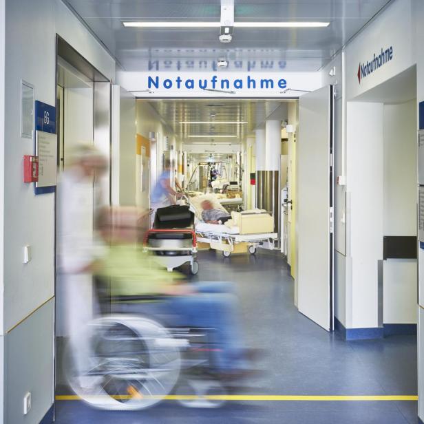emergency admission entrance doctor wheelchair hospital