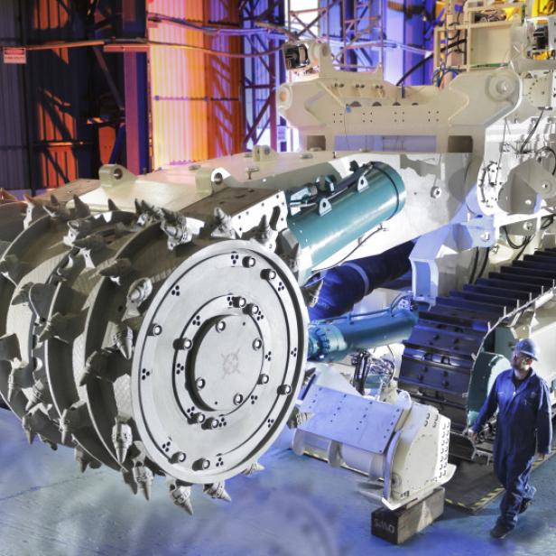 Ein Tiefseebergbaugerät der kanadischen Firma Nautilus Minerals.