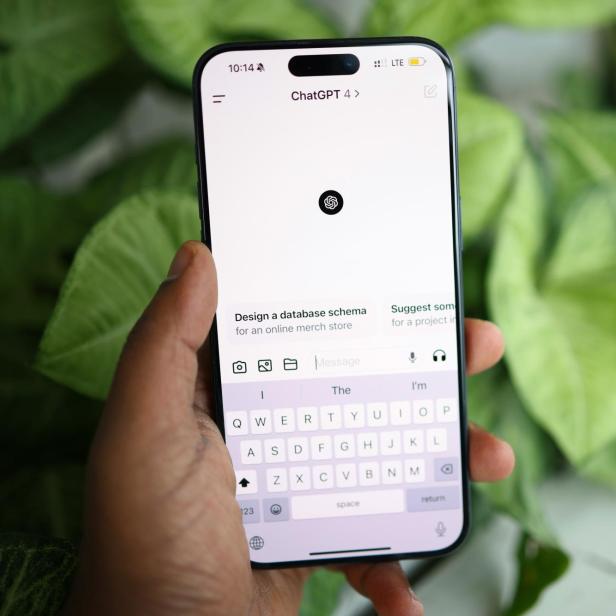 Die Mobilversion von ChatGPT.
