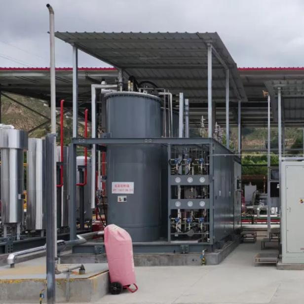 Die Anlage zur Heliumgewinnung in China.