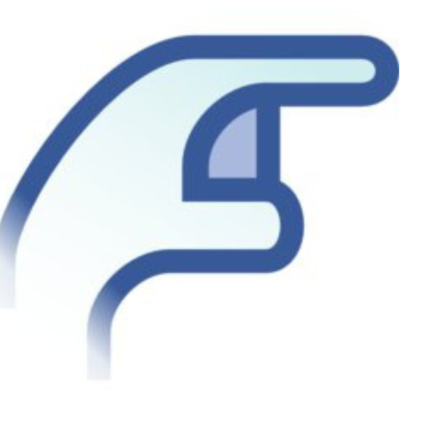 Das Anstupsen-Symbol.