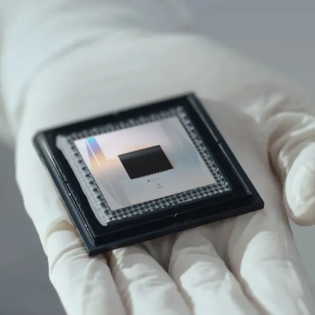 Der Quanten KI Chip "Willow" von Google Quantum AI.