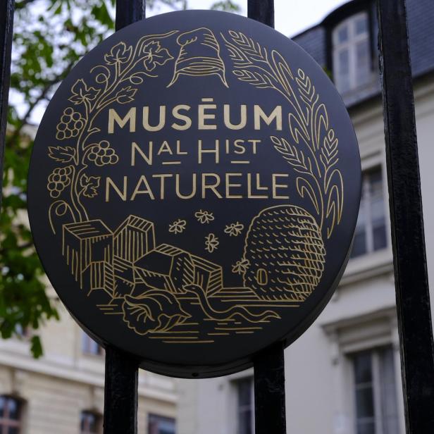 Eingangstor des Naturkundemuseums in Paris