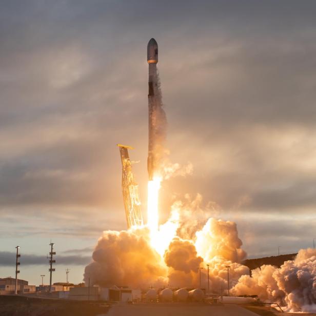 Ein Start einer SpaceX-Rakete am 10. September 2025 mit Fracht der US Space Force an Bord