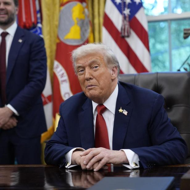 US-Präsident Trump im Weißen Haus.